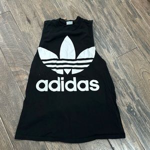 adidas // trefoil open muscle tank
